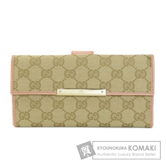 Gucci Canvas GG Long Wallet Coin - Picture 1 of 9